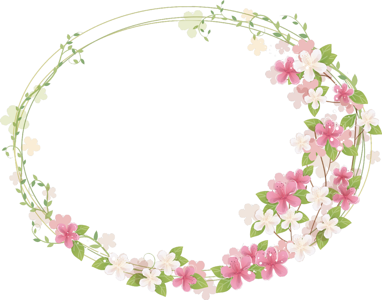 Google Search Flower Frame, Flower Art, Print Patterns, - Cute Floral Frame Png (1280x1004), Png Download