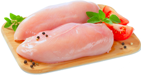 Fresh Halal Chicken - Fresh Chicken Meat Png (500x269), Png Download