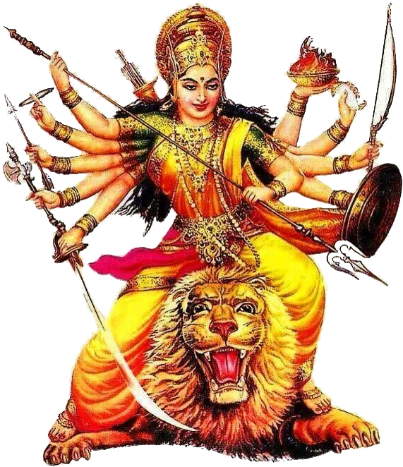 Lord Durga Png Transparent Background Maa Durga Png Hd Full Size Png Download Seekpng
