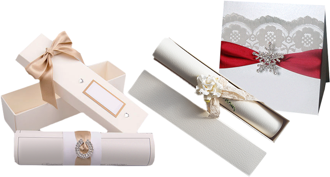 Wedding Card Boxes - Wedding Card Design Box (700x400), Png Download