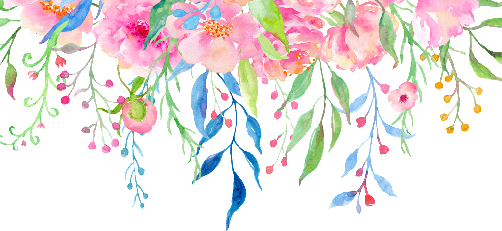 Flower Decoration Cartoon Transparent - Floral Design (1024x731), Png Download