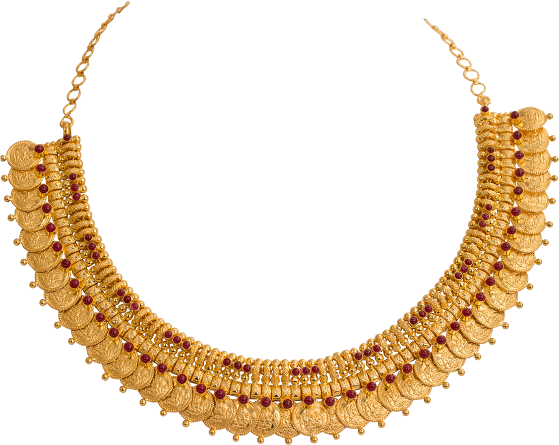 Lalitha Jewellery Gold Necklace Designs 7 Lovely Design - Lalitha Jewellery Necklace Design (1200x1200), Png Download