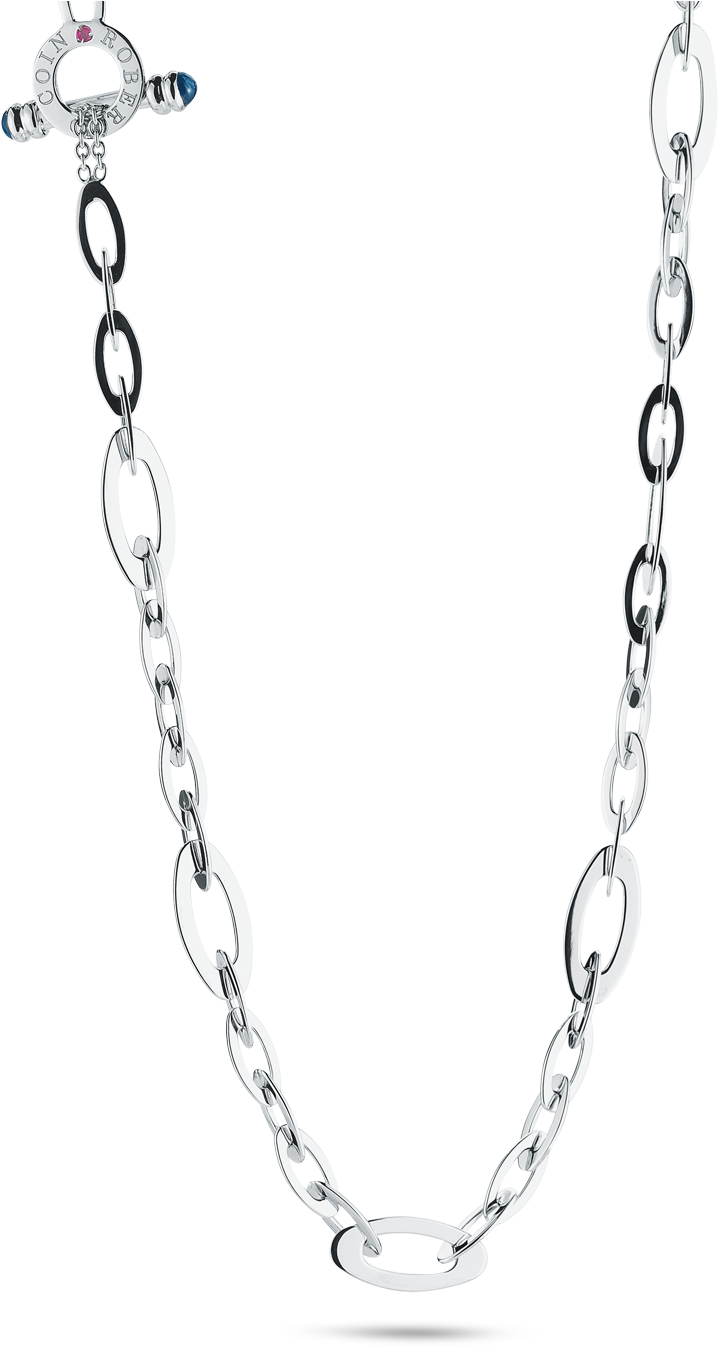 Roberto Coin Designer Gold 18k White Gold Chic - Necklace (1600x1600), Png Download