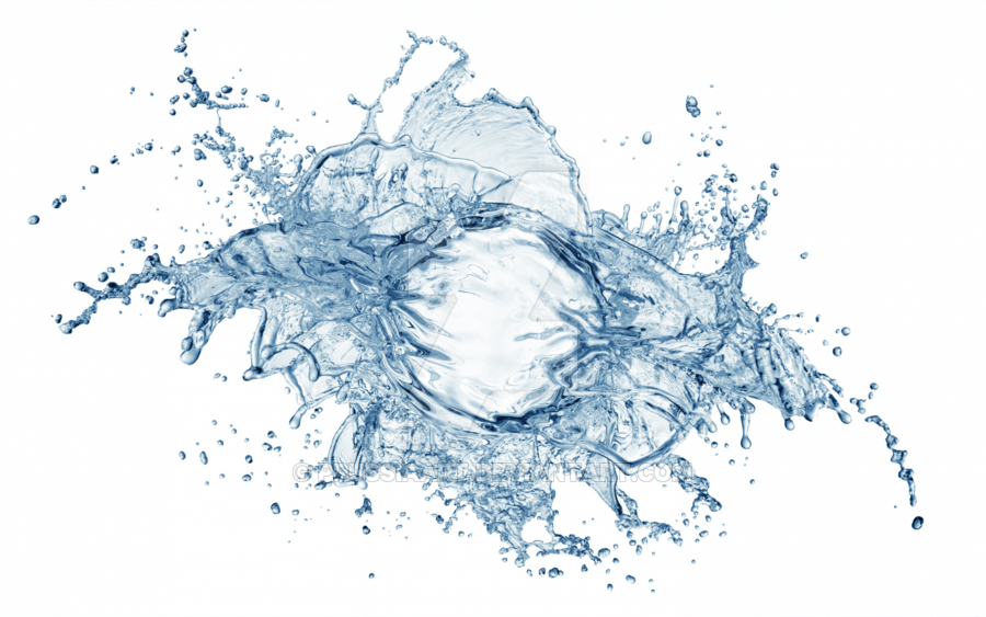 Collection Of Free Download On Ubisafe Spray - Water Splash White Background (900x563), Png Download