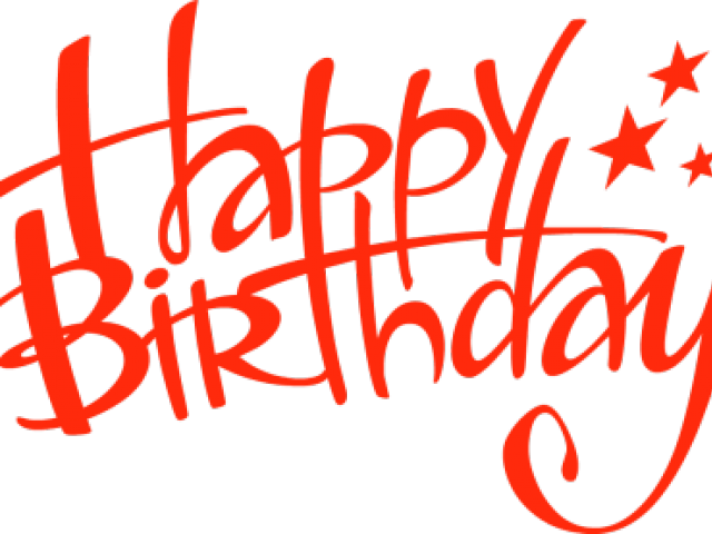 Happy Birthday Transparent Clipart (640x480), Png Download