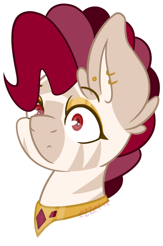 Ezzerie, Bust, Digital, Jewelry, Oc, Oc - Cartoon (1024x1062), Png Download