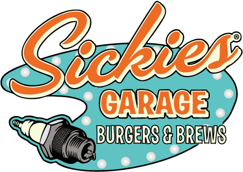 Sickies Garage Burgers & Brews - Sickies Garage Rapid City (504x360), Png Download