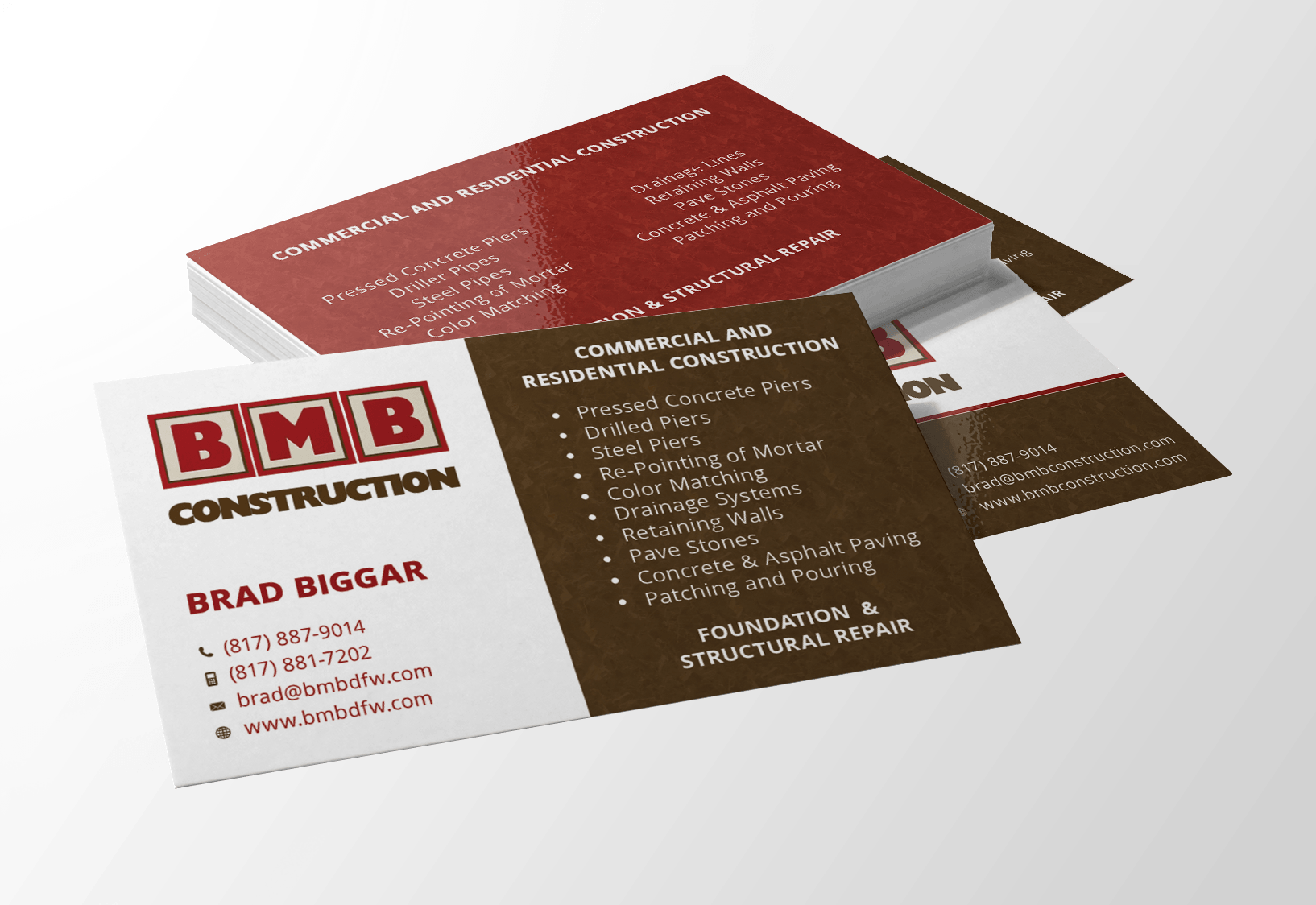 Business Card Printing & Design - Web Design Business Card (1634x1124), Png Download