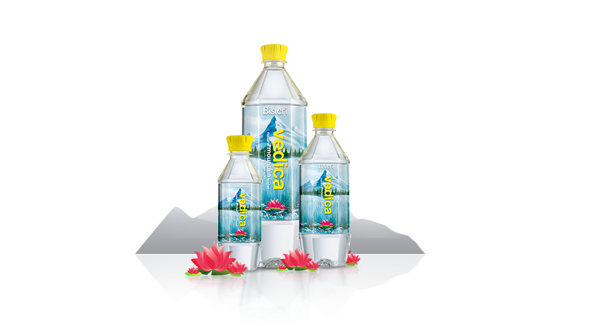 8% Bisleri - Bisleri Vedica Mineral Water 1ltr (885x471), Png Download