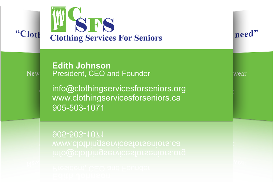 Clothing Services For Seniors Business Card Design - Founder & President Business Cards (995x635), Png Download
