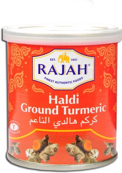 More Views - Turmeric Powder (haldi) - Tin - Rajah (600x600), Png Download