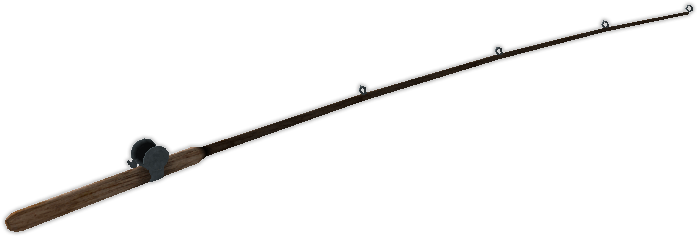 Fishing Pole - Fishing Pole Silhouette Png (750x294), Png Download