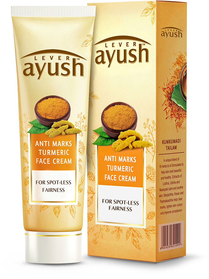 Ayush Anti Pimple Turmeric Face Wash (1100x1100), Png Download