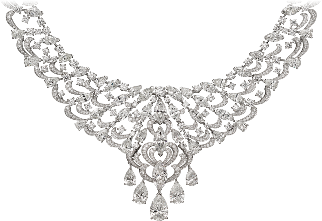 High Jewellery Necklaceplatinum, Diamonds - Patron Sdar Blouza (1024x705), Png Download