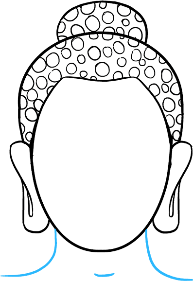 How To Draw Buddha - Drawing (680x678), Png Download