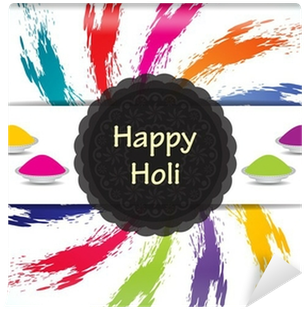 Colorful Background Design For Indian Festival Holi - Flag Of India (400x400), Png Download