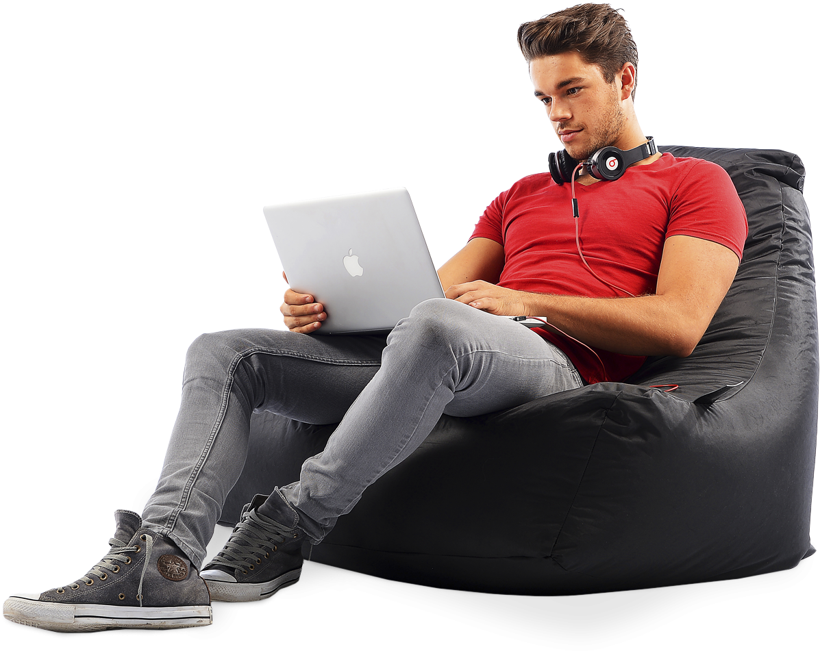 Outdoor Mighty B - Creatif Bean Bag (1445x1605), Png Download