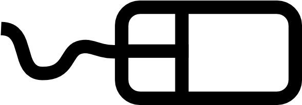 Graphic Computer Mouse (600x204), Png Download