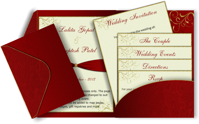 Invitation Only Wedding Pocket Fold Wedding Invitation - Пригласительные На Свадьбу В Зеленом Цвете (670x426), Png Download