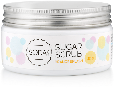 Orange Splash Sugar Scrub 225g - Soda & Co Orange Splash Body Scrub (600x600), Png Download