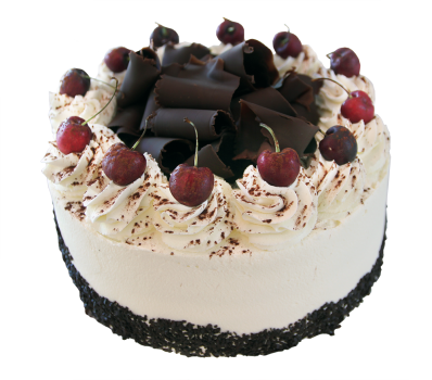 Black Forest Cake - Birthday Cake (398x350), Png Download