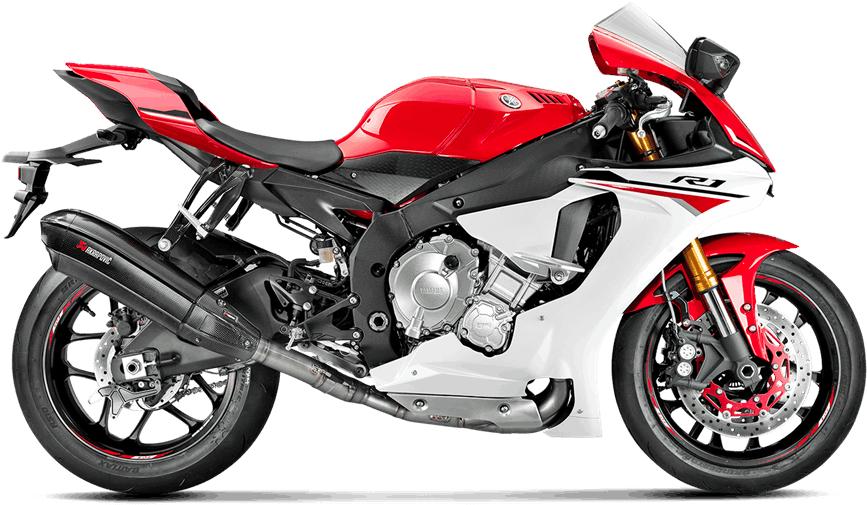Source - - Yamaha R1 2018 Akrapovic (1275x800), Png Download
