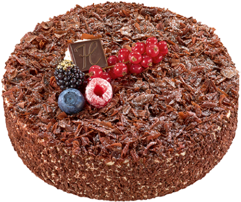 Black Forest Cake - Black Forest Gateau (500x500), Png Download