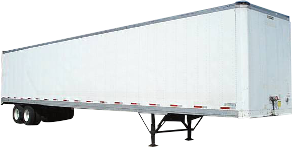Dryvantrailer - 53 Van Trailer Png (585x300), Png Download