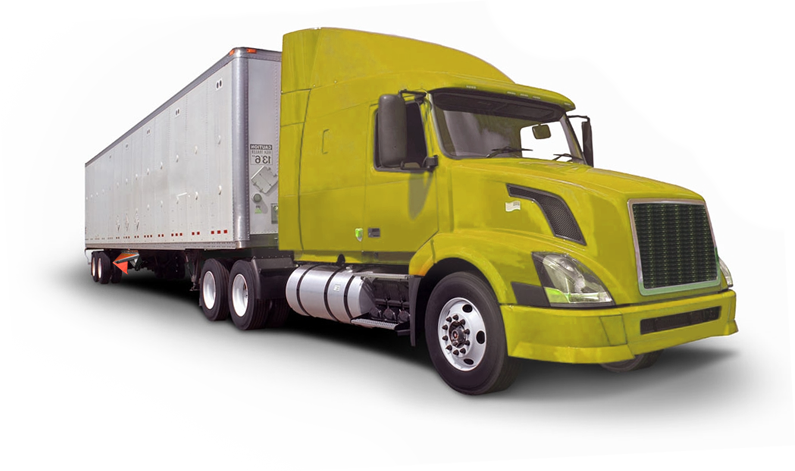 A Convenient Location For Storage Of The Wheel Chocks - Trailer Truck (795x471), Png Download