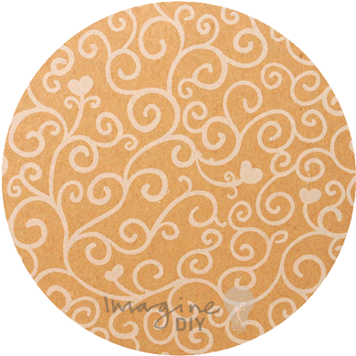 Venus Scroll Paper In Kraft - Wedding Invitation (400x400), Png Download
