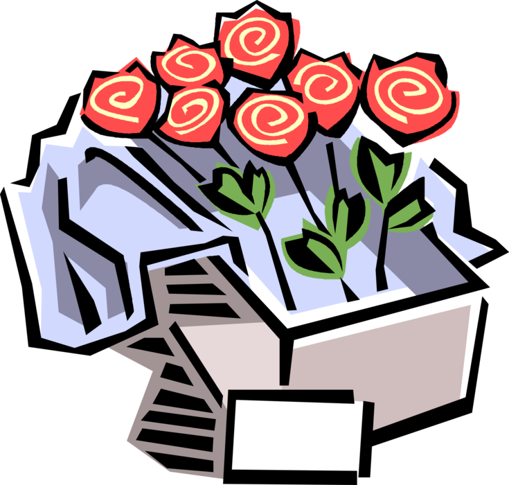 Vector Illustration Of Valentine's Day Sentimental (735x700), Png Download