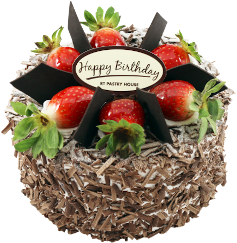 Batch Black Forest Cake - Black Forest Gateau (500x500), Png Download