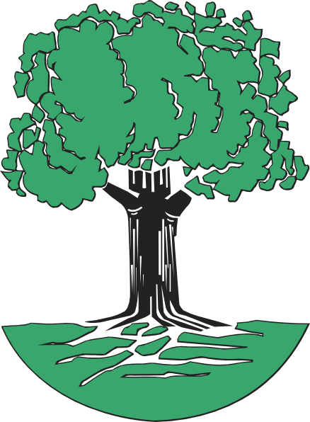 Old Tree With Roots Vector (438x596), Png Download