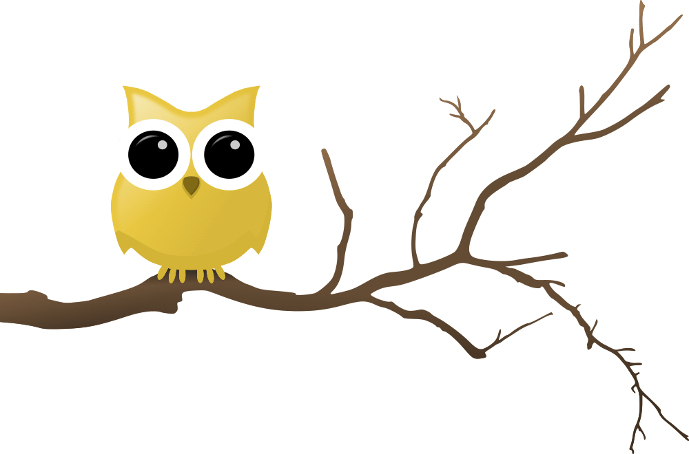 Owls In A Tree Png Transparent Owls In A Tree - Owl In A Tree Clip Art (1000x660), Png Download