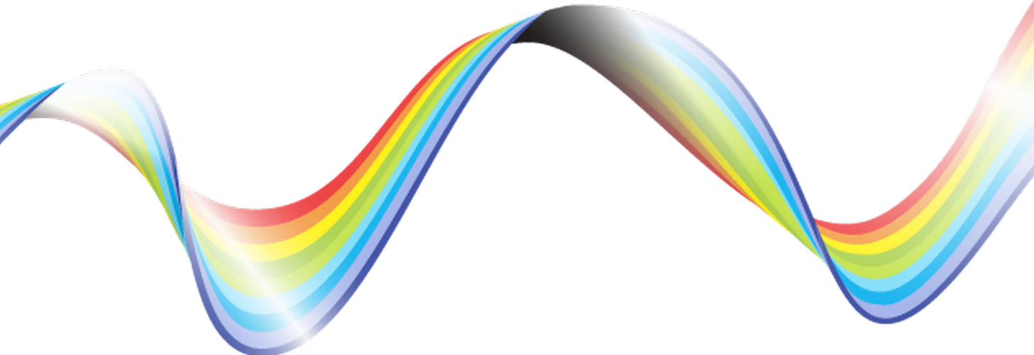 Ribbon Candy Grosgrain Gift Wrapping Color - Rainbow Colour Ribbon Png (1457x501), Png Download