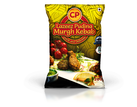 Lazeez Pudina Murgh Kebab - Convenience Food (465x363), Png Download