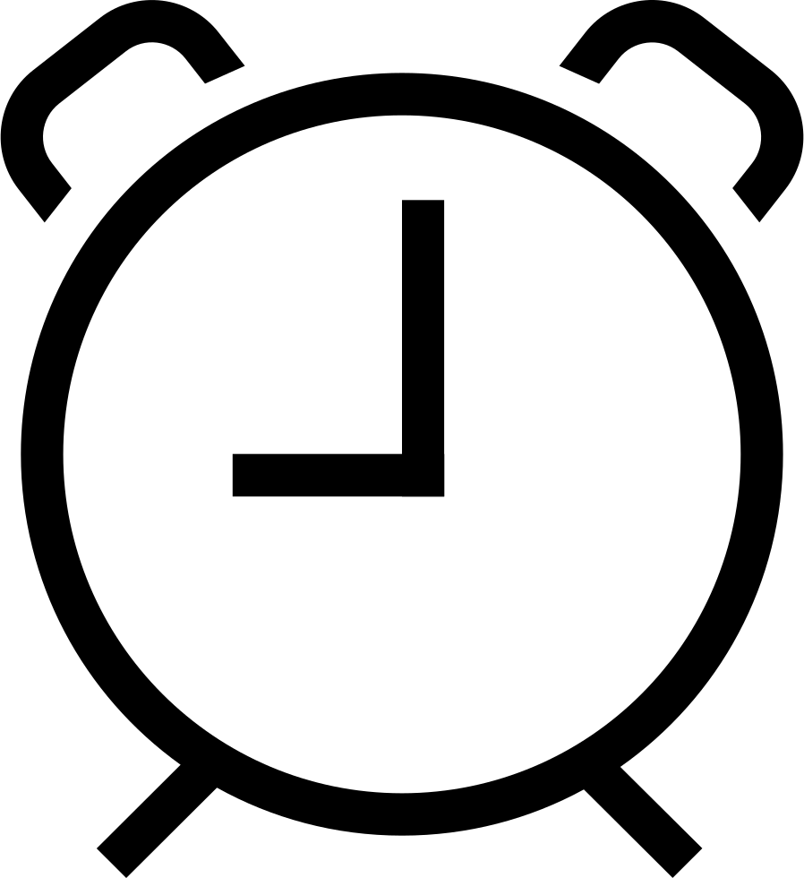 Alarm Clock Png - Alarm Clock Icon Psd (898x980), Png Download