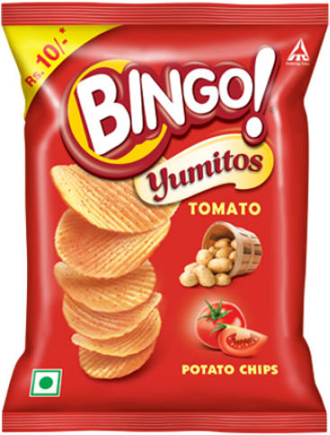 Bingo Yumitos Tomato 75gms - Itc Bingo Yumitos (500x500), Png Download