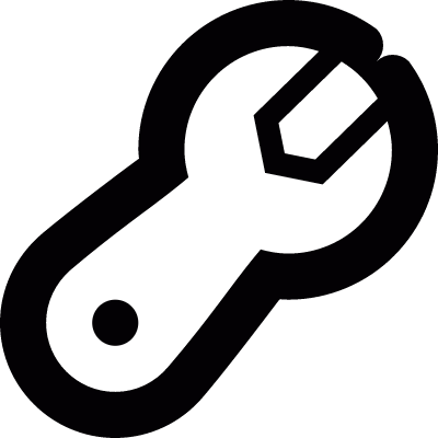 Spanner Outline Vector - Kunci Pas Logo (400x400), Png Download