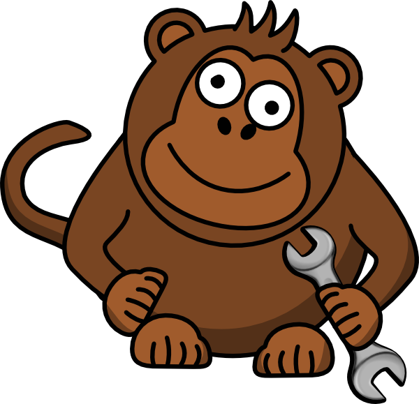 Monkey Wrench Clipart (600x579), Png Download
