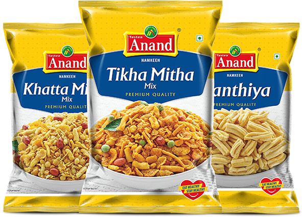 Anand Namkeen Khatta Mitha Mix New - Anand Namkeen (600x438), Png Download