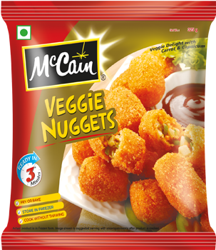 Mccain Mix Veggie Potato Nuggets - Mccain Veggie Burger Patty (330x380), Png Download