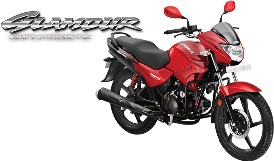 Hero Glamour - Hero Honda Glamour New Model (561x387), Png Download
