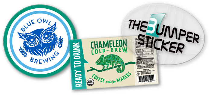 Quality Custom Stickers Printed And Shipped To You - Chameleon Organic Cold-brew Coffee Caramel 32 Fl Oz (699x324), Png Download