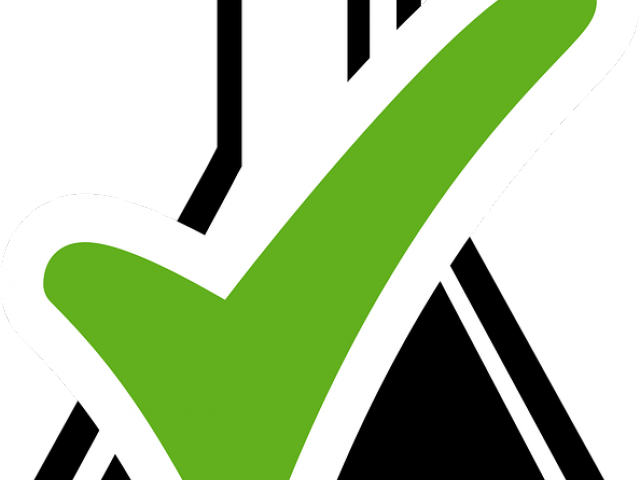 Green Check Mark Image - Computer (640x480), Png Download