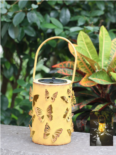 Lantern Butterfly Solar (500x500), Png Download