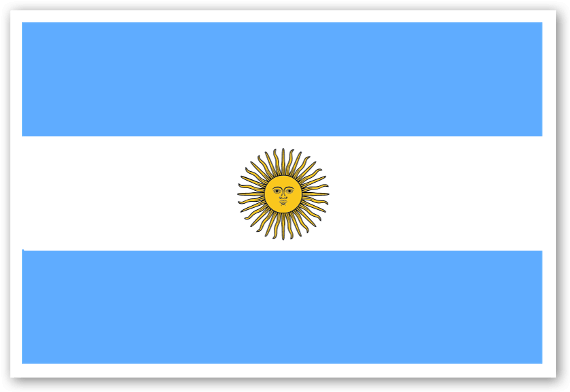 Flag Of Argentina Sticker - Flag Of Argentina (600x418), Png Download