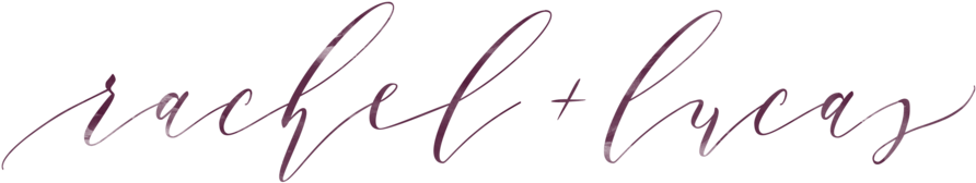 Rachel And Lucas - Calligraphy (1000x269), Png Download