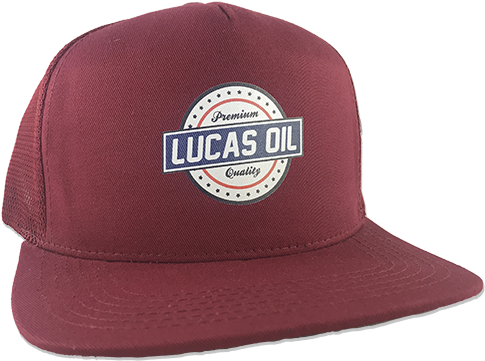 Lucas Oil Premium Quality Mesh Hat Maroon - Baseball Cap (505x600), Png Download