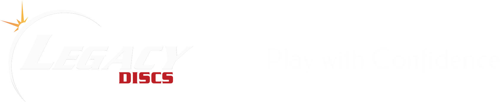 Play With Confidence - Legacy Discs Logo Png (1702x369), Png Download